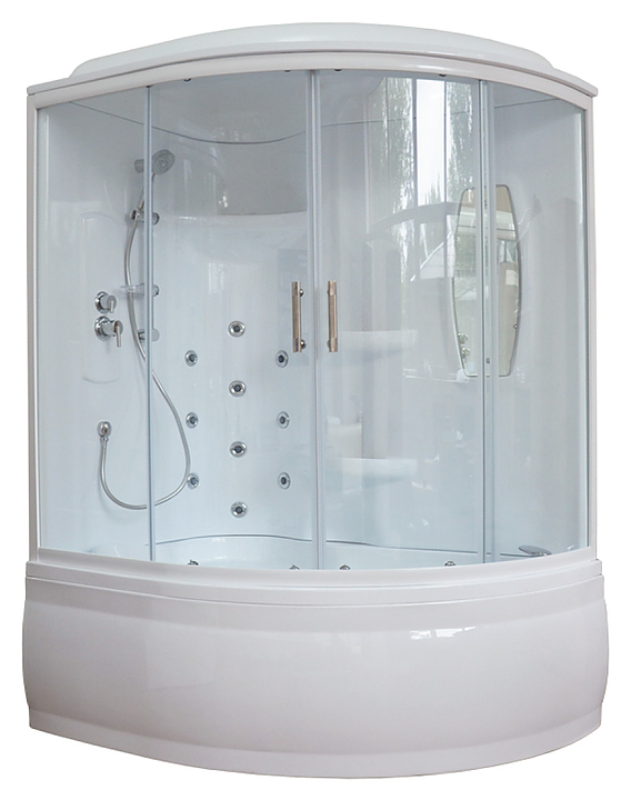 Душевая кабина с гидромассажем Royal Bath RB140ALP-T-L левая 140х95 см