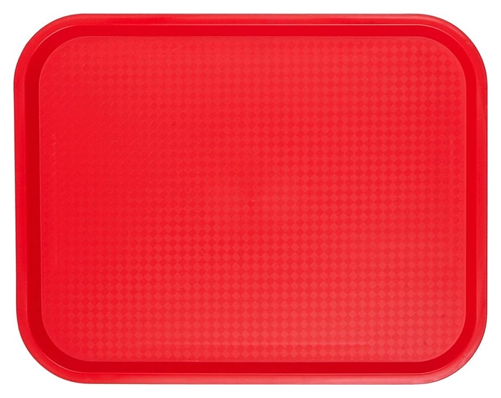 Поднос P.L. Proff Cuisine BarWare 0812 45х36х2,3 см (пластик) прямоугольный красный