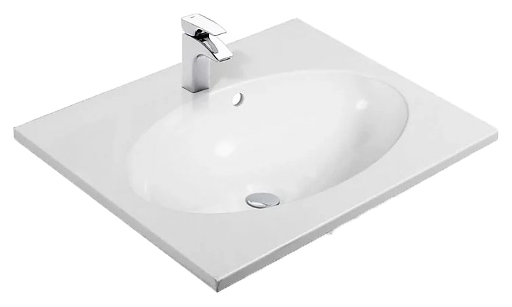 Раковина ЭСТЕТ Вегас 60 ФР-00000777 60х45х14,1 см, литьевой мрамор