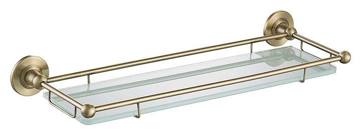 Полка стеклянная TIMO Nelson 160072/02 антик