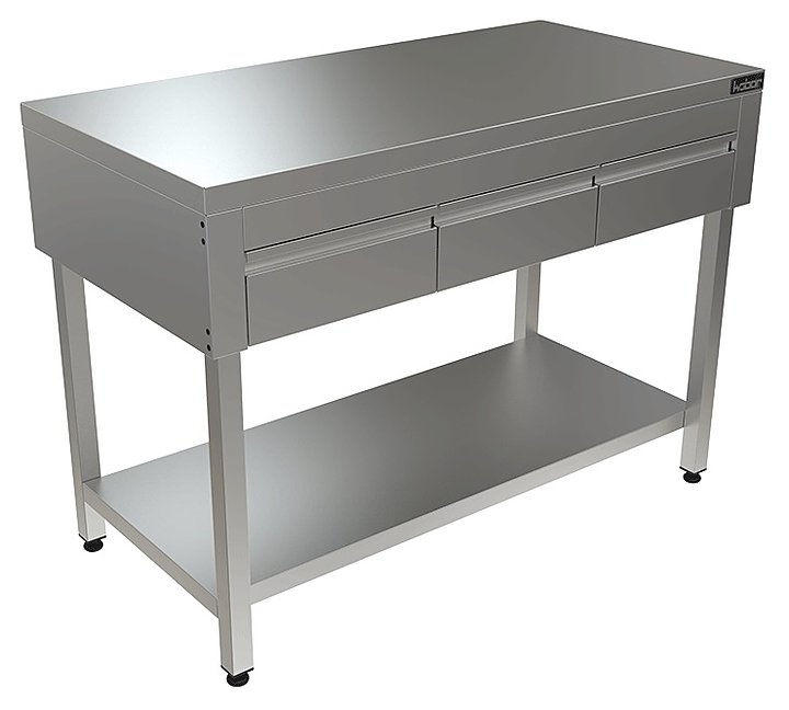 Стол с выдвижными ящиками КОБОР СПЯ-120/60