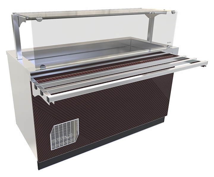 Прилавок-витрина холодильный Abat Сэйла ПВВ(Н)-70Е-01-НШ оригами