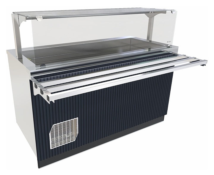 Прилавок-витрина холодильный Abat Сэйла ПВВ(Н)-70Е-01-НШ волна
