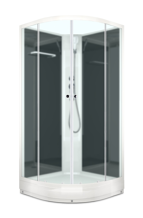 Душевая кабина без крыши Domani-Spa Eco Delight 99 DS01EcD99LBM00 90х90 см