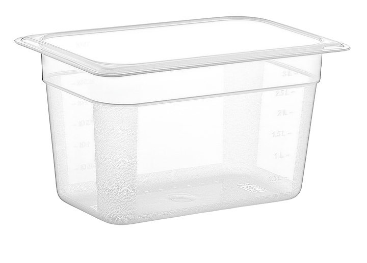 Гастроемкость Gastroplast 79774 GN 1/4-150 (265x162х150мм) 3.6 л поликарбонат, прозрачный