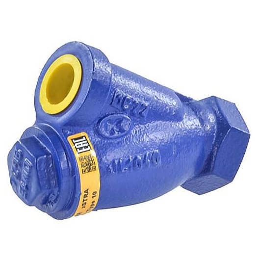 Фильтр сетчатый Zetkama Y-образный чугун Ду 20 Ру16 Тмакс=200 oC G3/4