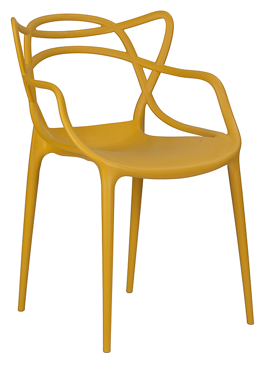 Стул обеденный DOBRIN 601PP-LMZL-N MASTERS (горчичный) 4 шт.