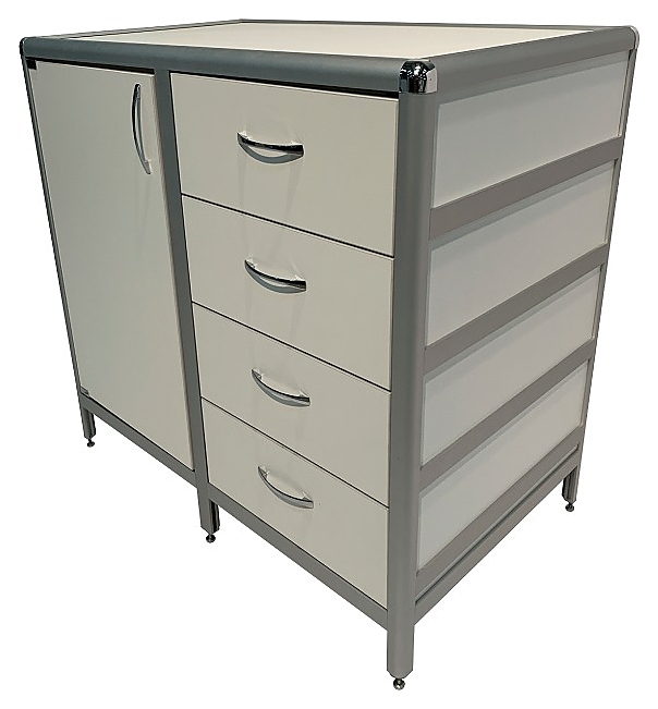 Стол-тумба лабораторная Мед Мебель MED 12.012al с РУ