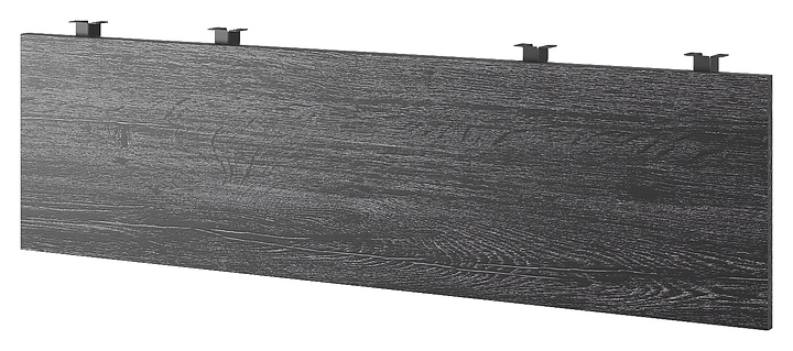 Нижний подвесной экран КОБОР EN-160 black/glazed (ЛДСП)