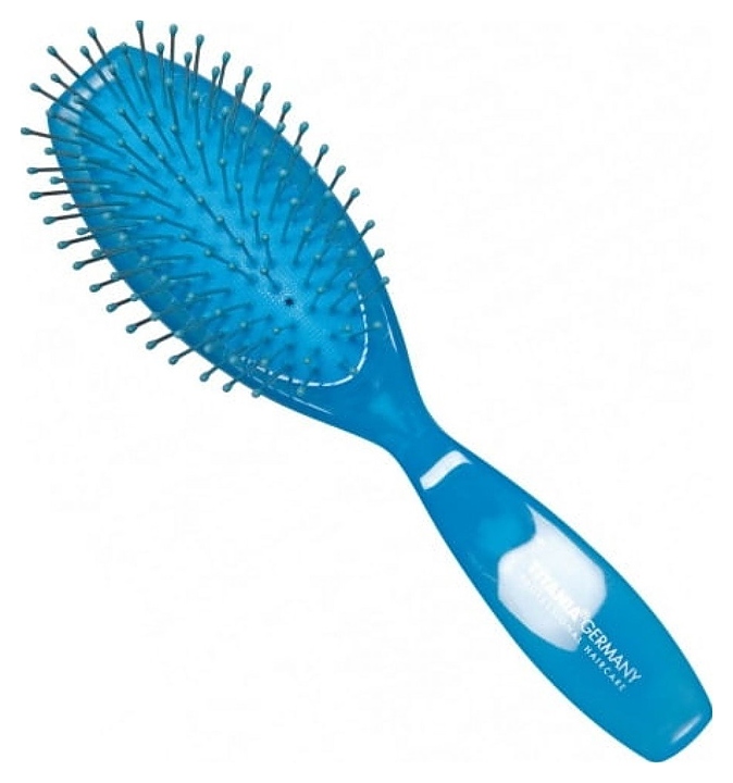 Щетка массажная Titania 1824 с гладкой ручкой, 9 рядов