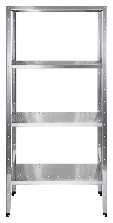 Стеллаж кухонный Luxstahl СРП-1800х1100х600 с перфорированными полками