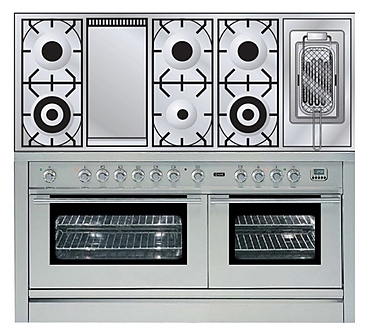 Духовка с варочной панелью ILVE PW-150FR-MP