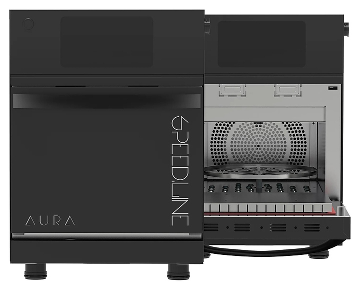 Печь комбинированная Aura SpeedLine SL403W черная