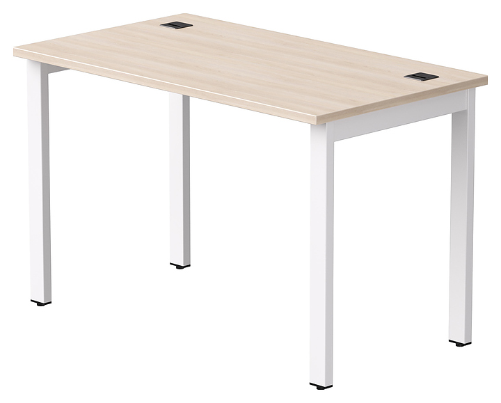 Стол офисный Everprof EVO 1180х670х755 мм (ЛДСП / металл) дуб соната / белый