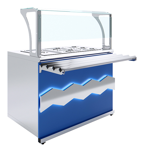 Мармит вторых блюд Luxstahl МВП (С)-1200 Premium Elektra