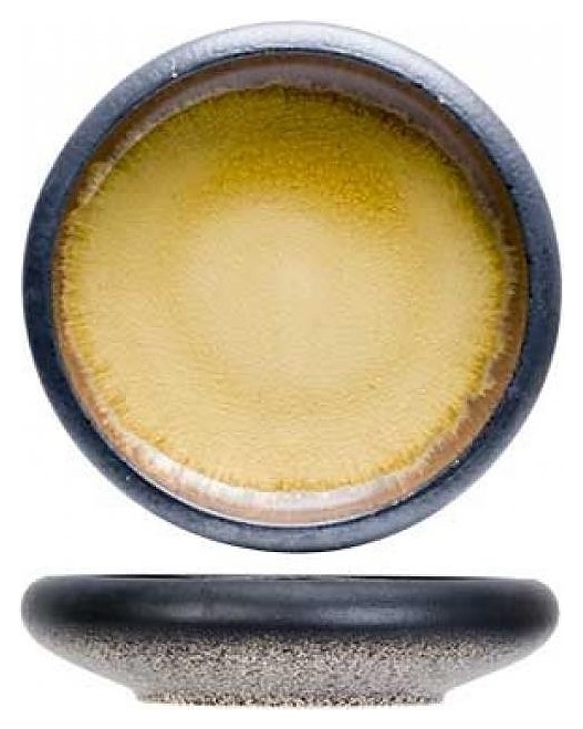 Тарелка глубокая Cosy & Trendy Fervido 4380021 203х203х50 мм желтая