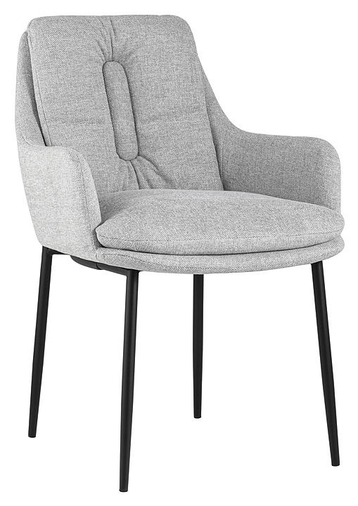 Кресло Stool Group Саманта рогожка светло-серый