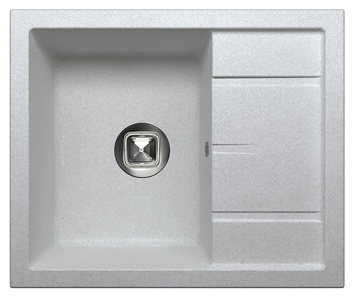 Мойка кухонная Tolero Classic R-107 серый металлик