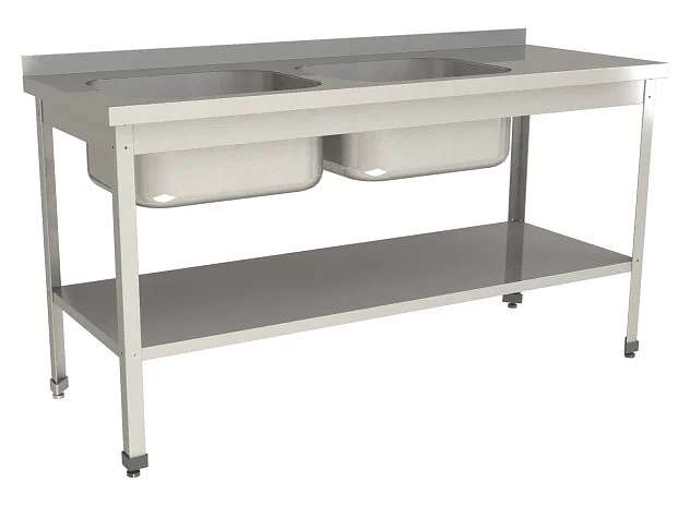 Ванна моечная Restoinox ВМЦ-2/14/7-БПЛ-ЭЦ