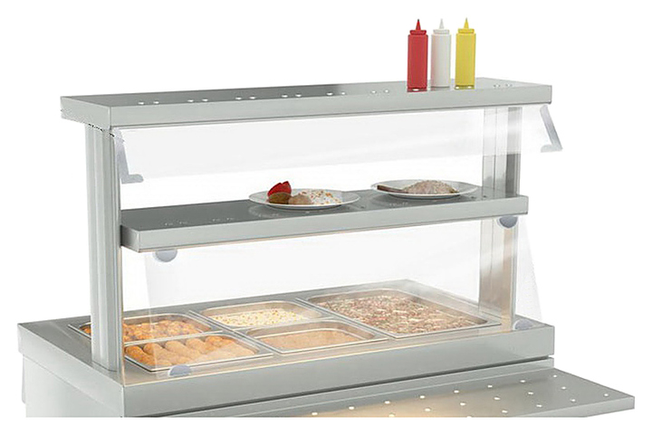 Защитное стекло полки 1-го яруса ATESY Ривьера 1000 мм