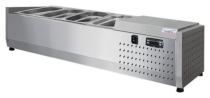 Витрина холодильная Finist ToppingBox НХВо-4 открытая