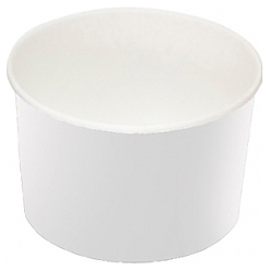 Контейнер с круглым дном Классика-Опт ГН.93.250.01 250 мл D 93 мм белый бумага, 800 шт.