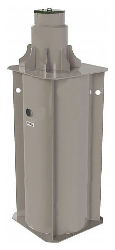 Жироуловитель промышленный Экосети Хуран-C ОПП 18,0-1200 с лестницей и площадкой (вертикальный)