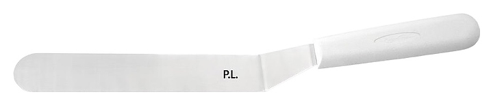 Лопатка кондитерская P.L. Proff Cuisine Chef Line 81279042 l=32,5 см с головкой 15,5х3 см изогнутая (нерж. сталь / пластик)