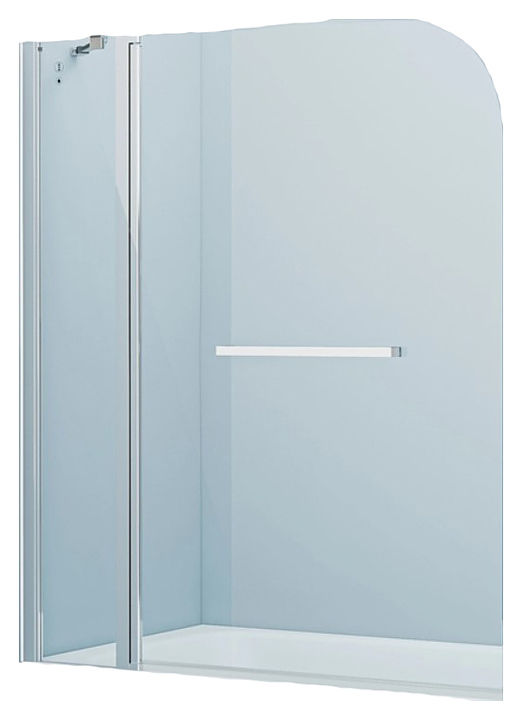 Шторка на ванну IDDIS Ray RAY6CS2i90 120х140 см, прозрачное, распашная, хром