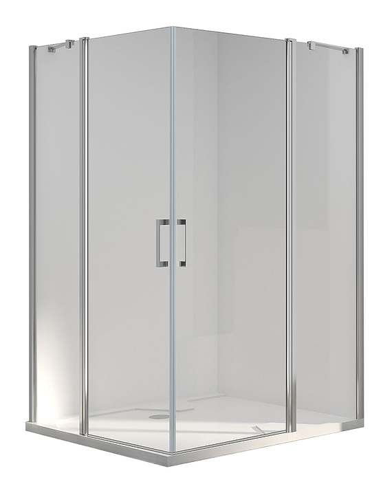 Уголок душевой Vincea Orta VSS-1O1010CL 100х100 см, прозрачное стекло, хром