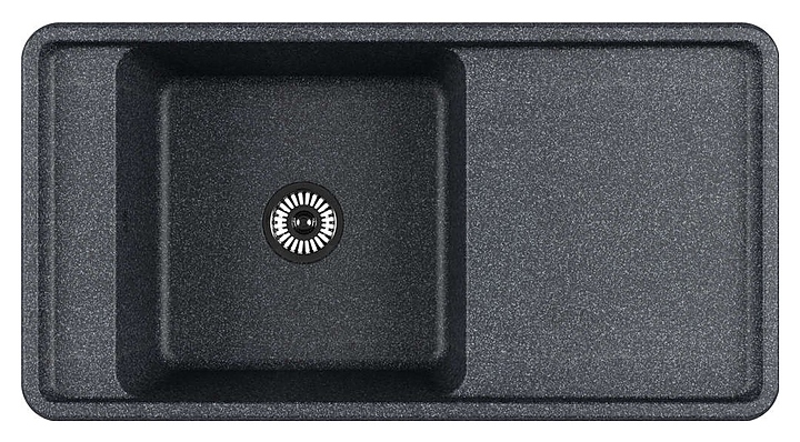 Кухонная мойка AQUATON Беллис 1A725132BS210 97 графит