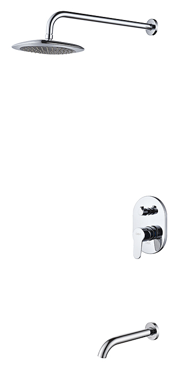 Смеситель для ванны с душем встраиваемый D&K Rhein Marx DA1395801 хром