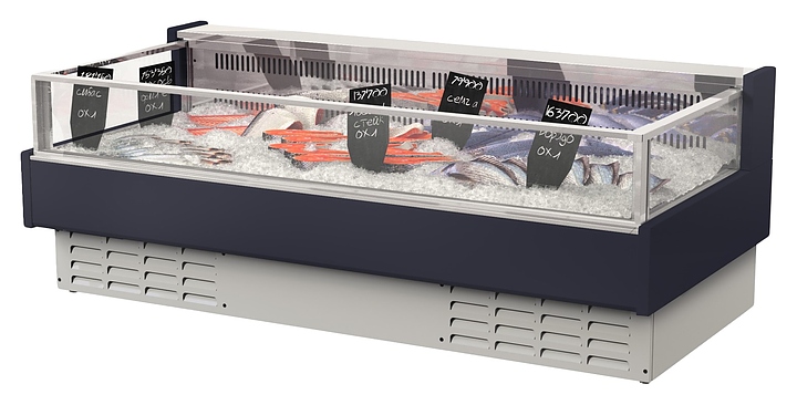 Витрина холодильная Lida K-1 SU Fish (2400х1100х1250 мм)