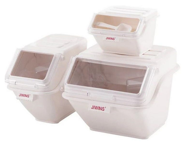 Контейнер для сыпучих продуктов MACO Jiwins JW-S40 43х48 см h 59 см, белый