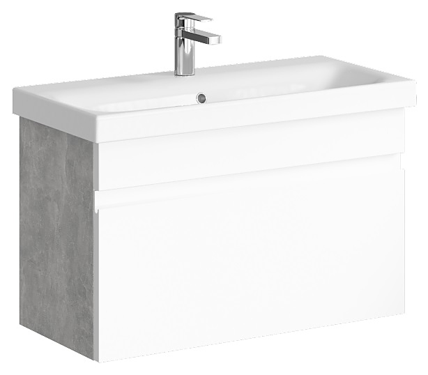 Тумба Aqwella Smart SRT0108BS 76,6 см, бетон светлый