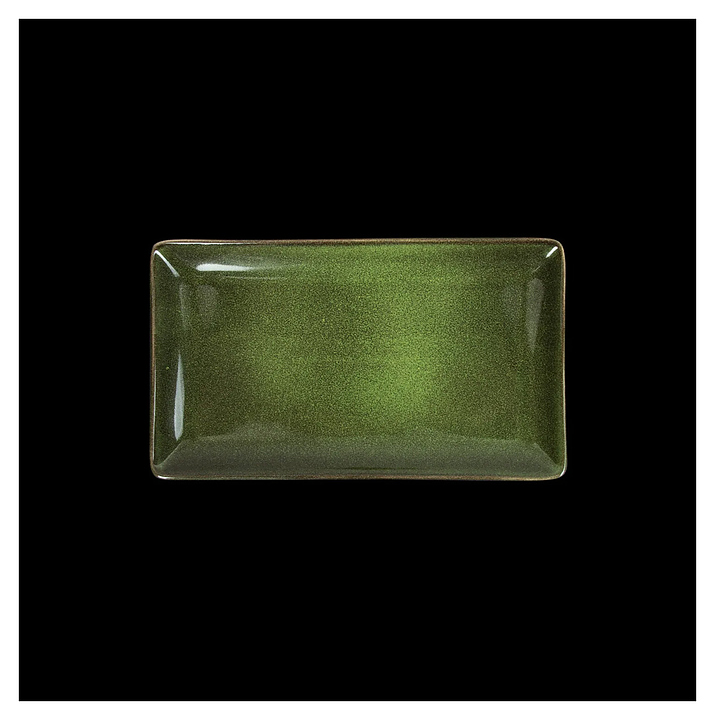 Блюдо прямоугольное Corone Cocorita XSY2175 230х135 мм, зеленое