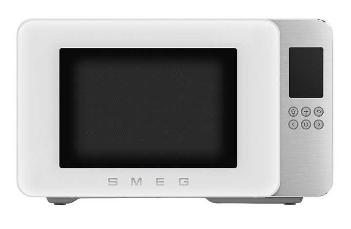 Микроволновая печь SMEG Collezione MOC01WHMEU 29 л с грилем, белый, матовый