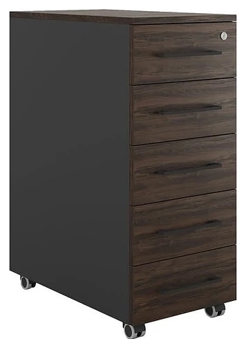 Тумба мобильная КОБОР TМ5-40/50 black/charlston