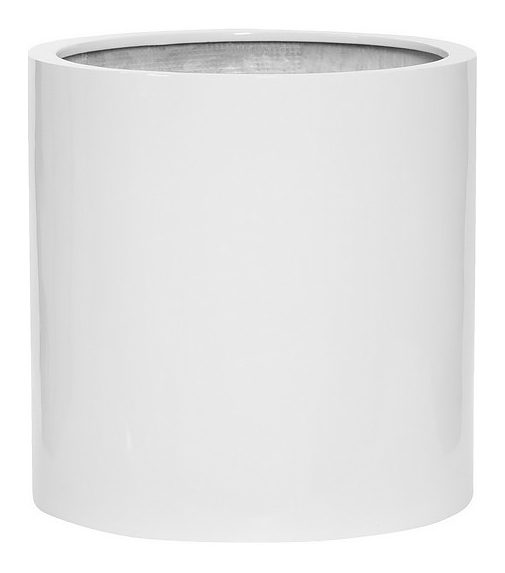 Кашпо Pottery Pots Max (24х30 см) белое глянцевое