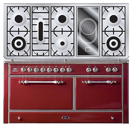 Газовая плита с духовым шкафом ILVE MC-150VD-E3