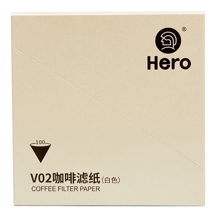 Набор фильтров ZeroHero V02 (100 шт.) отбеленные