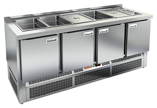 Стол для салатов HICOLD SLE3-1111GN (5x1/1+3x1/6) без крышки