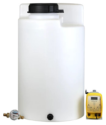 Комплекс дозирования SpaceAqua Dose 803-IMP, емкость 100 л, счетчик Dn15