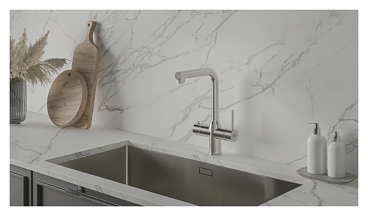 Система мгновенного кипячения воды 4 в 1 ArtisanTech Aquahot Modena BN (нержавеющая сталь)