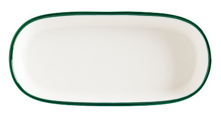 Блюдо для подачи Bonna Линеа Зеленый Хюгге 78084 180х90 мм