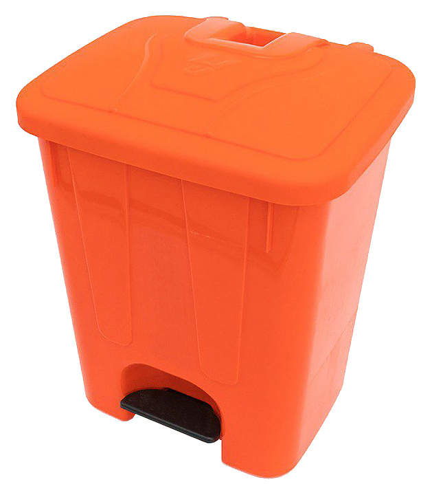 Контейнер для мусора TELKAR 50083 40 л оранжевый