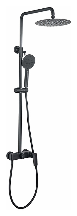 Душевая система Aquatek Вега 3jet AQ2060MB черный матовый