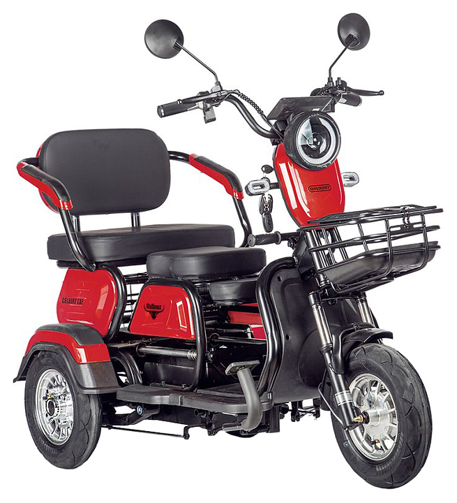 Трицикл Rutrike Gelbert Caf красный