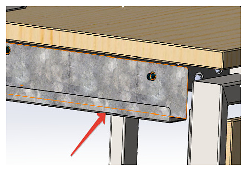 Кабель-канал подвесной горизонтальный КОБОР AК6-50 white