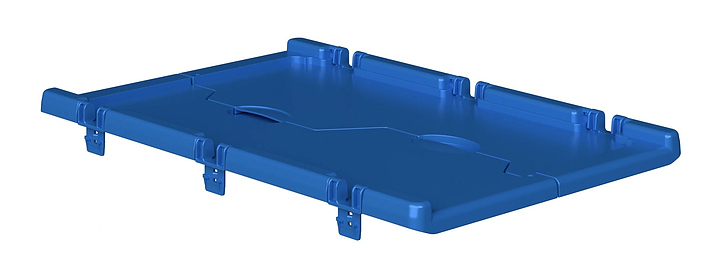 Крышка iPlast LF-64 голубая